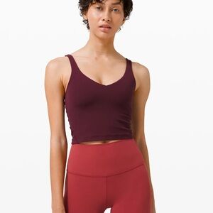 Lululemon Align Tank in maroon